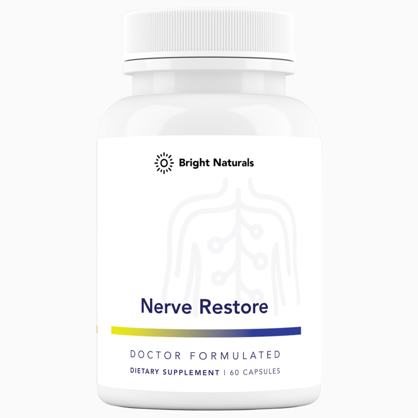 A bottle of Nerve Restore.