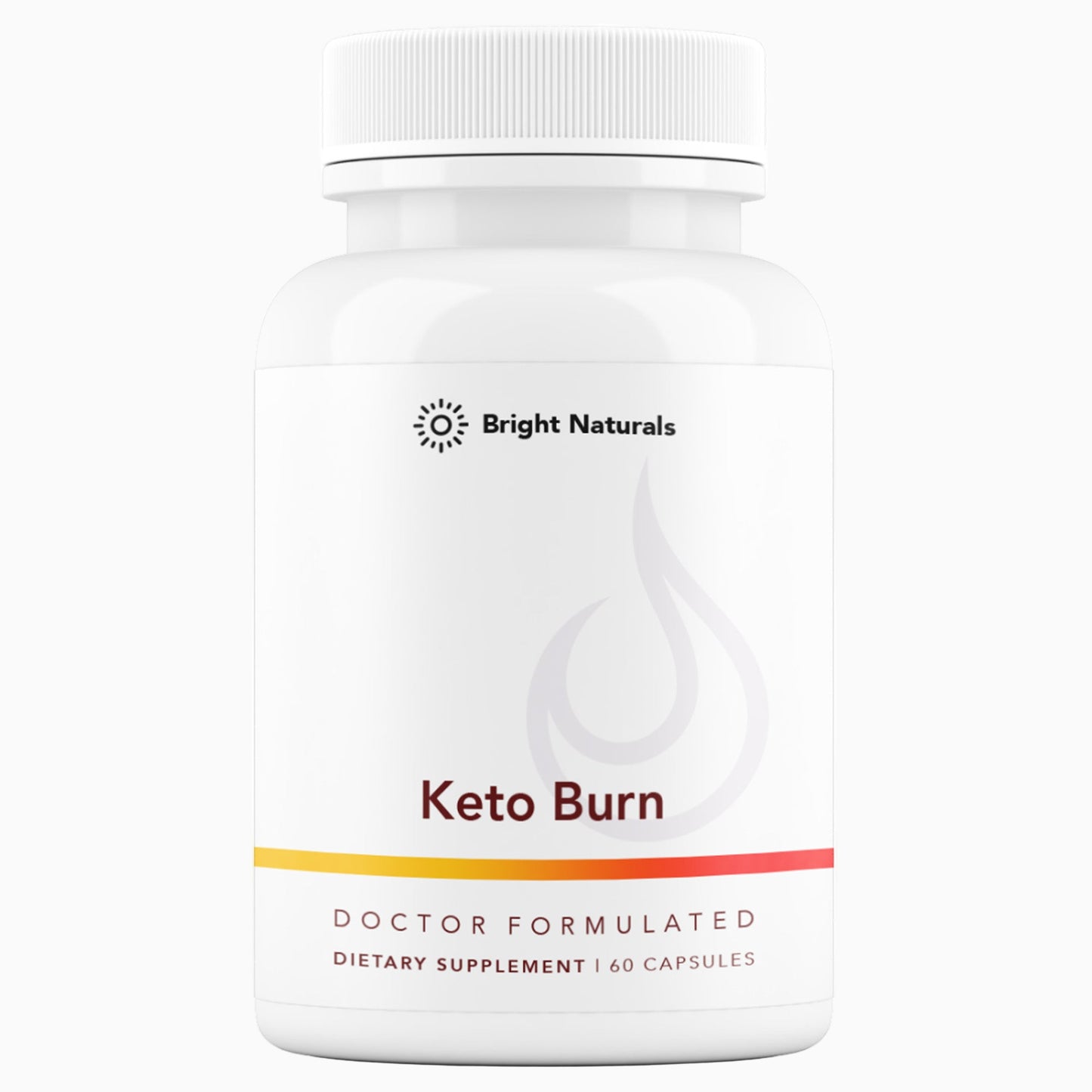 A bottle of Keto Burn.