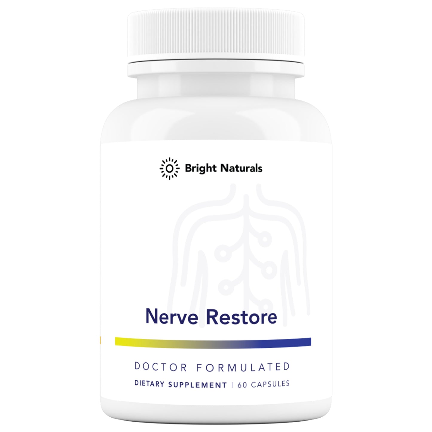 A bottle of Nerve Restore.