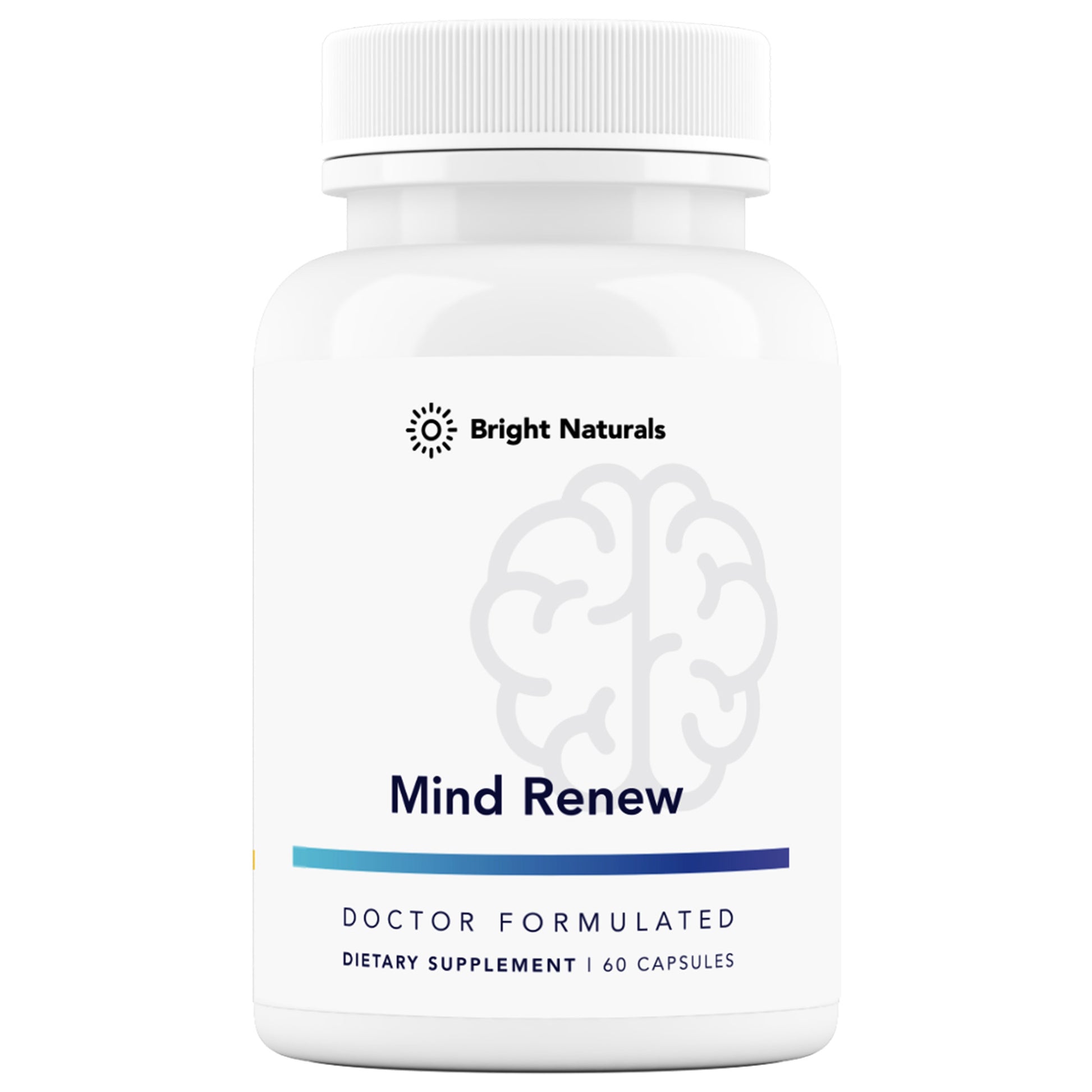 A bottle of Mind Renew.