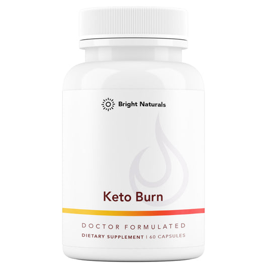 A bottle of Keto Burn.